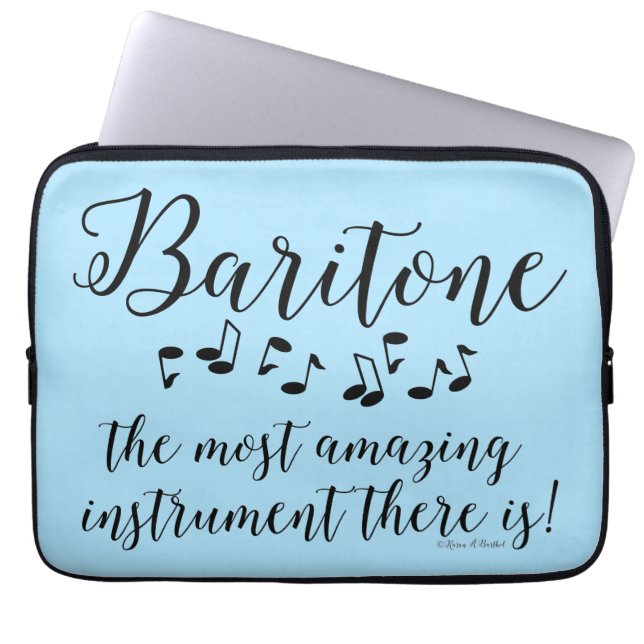 Amazing Baritone  Laptop Sleeve (Front)