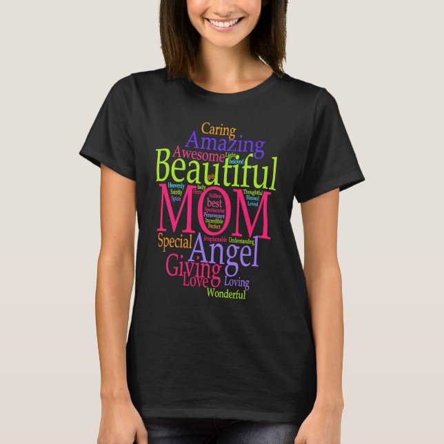 Amazing Beautiful Mom Loving Mother's Day T-Shirt (Front)