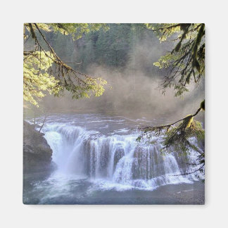 Amazing, Beautiful Pacific Northwest Waterfall Magnet