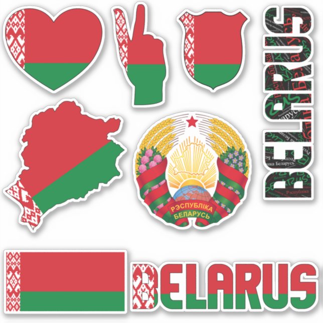 Amazing Belarus Shapes National Symbols (Front)