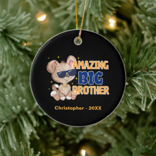 Amazing Big Brother Cool Dog Ceramic Tree Decoration