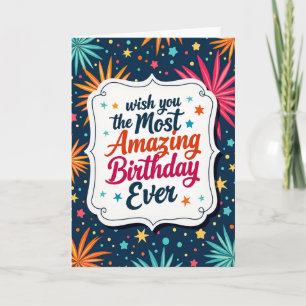 Amazing Birthday Frame Card