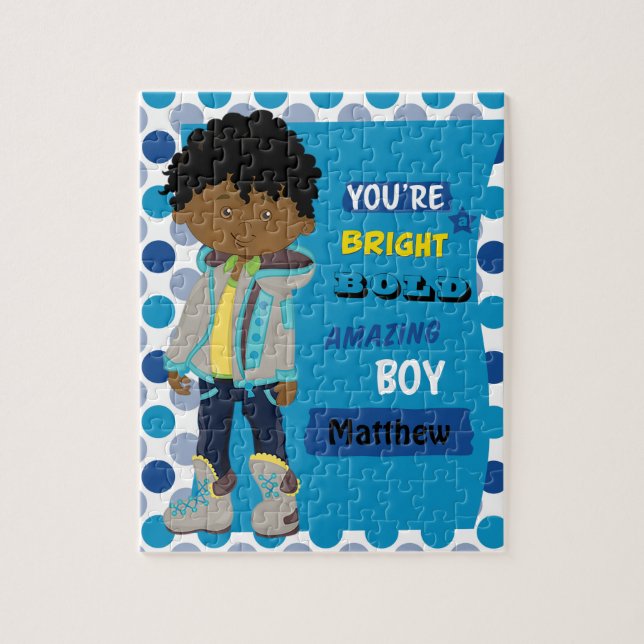 Amazing Black Boy Jigsaw Puzzle (Vertical)