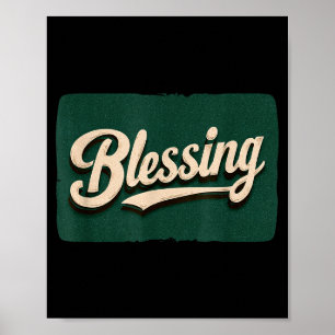 Amazing Blessing Logo Costume Poster