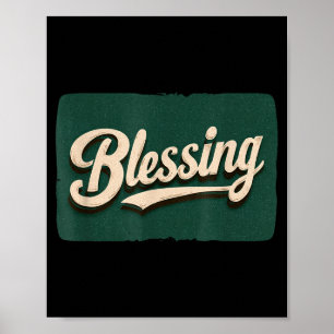 Amazing Blessing Logo Costume Poster