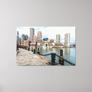 Amazing Boston Skyline Canvas