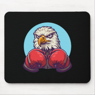 Amazing Boxing Eagle Costume With Cool Gloves Mouse Mat