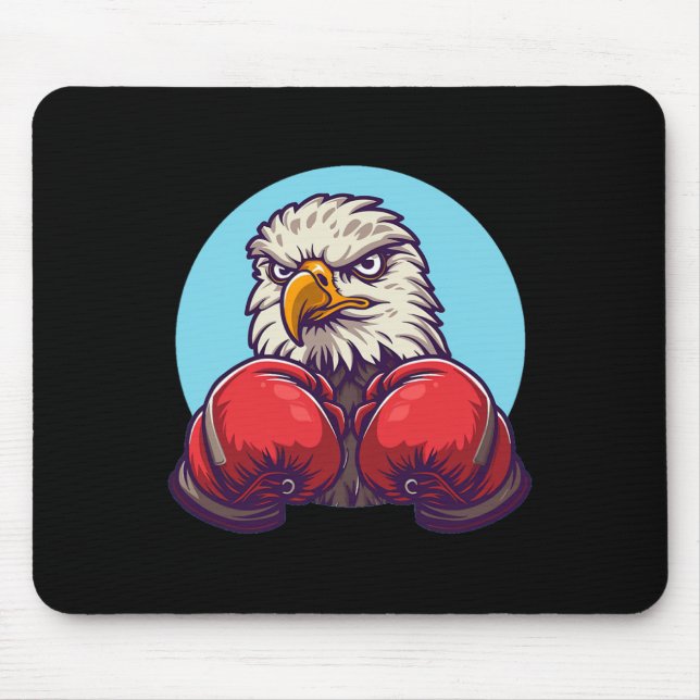 Amazing Boxing Eagle Costume With Cool Gloves  Mouse Mat (Front)