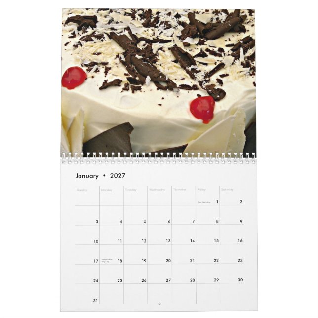Amazing Cakes Calender Calendar (Jan 2027)