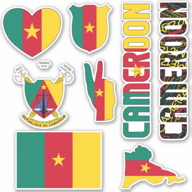 Amazing Cameroon Shapes National Symbols (Front)