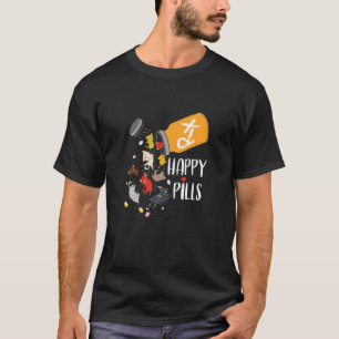 Amazing Cat Happy Pills Cat T-Shirt
