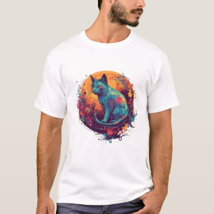 amazing cat lover art  T-Shirt