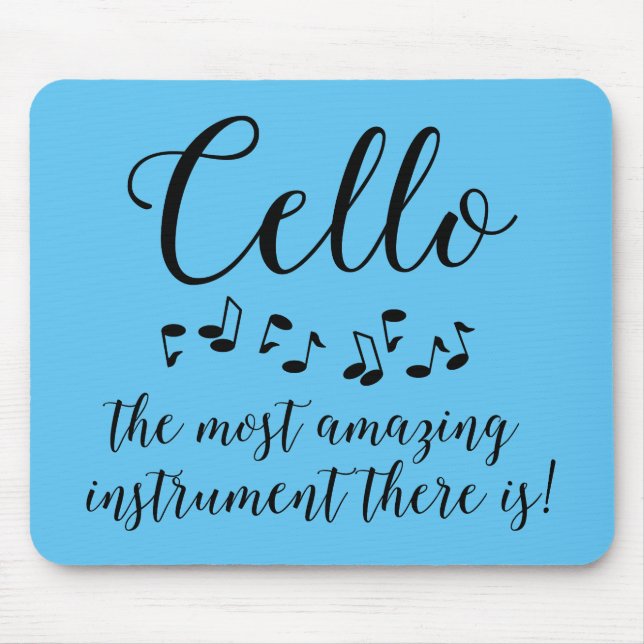 Amazing Cello Mouse Mat (Front)