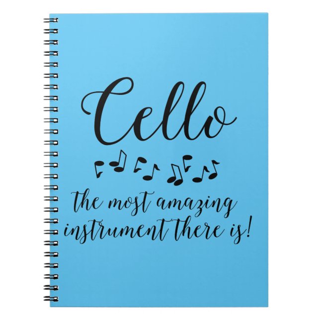 Amazing Cello Notebook (Front)