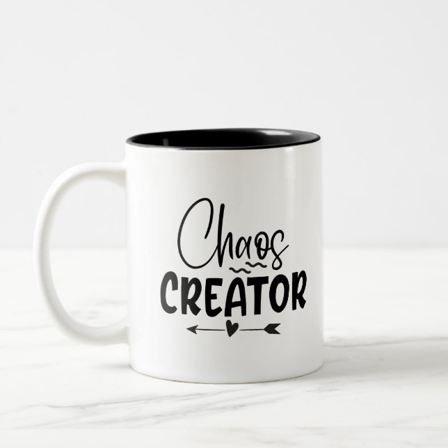 Amazing Chaos Creator Two-Tone Coffee Mug (Left)