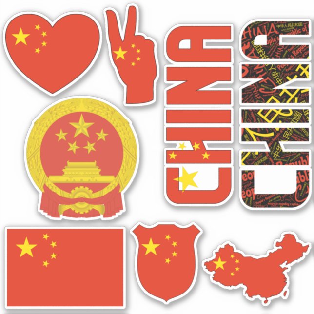 Amazing China Shapes National Symbols (Front)
