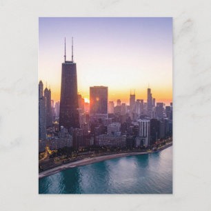 Amazing city invitation postcard