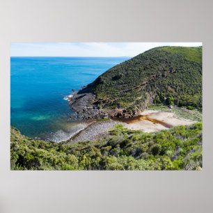 Amazing coastal panorama poster