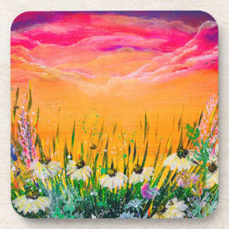 Amazing Colourful Flowers Scenery Coasters