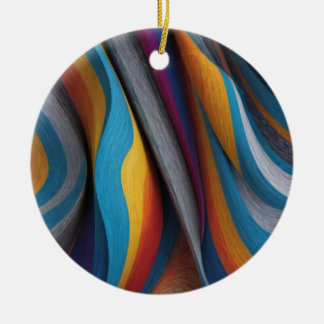 amazing colours ceramic tree decoration