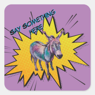 amazing comic Esther  Square Sticker