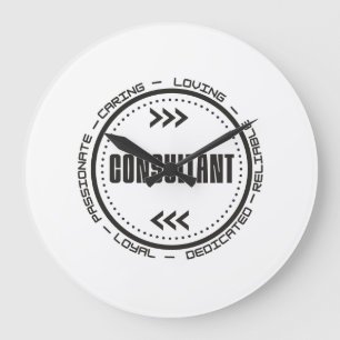 Amazing Consultant Large Clock