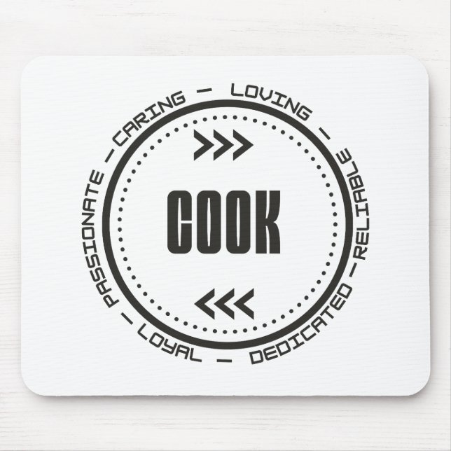 Amazing Cook Mouse Mat (Front)