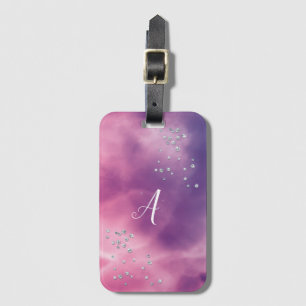 Amazing, Cool, Galaxy Sparkly Luggage Tag