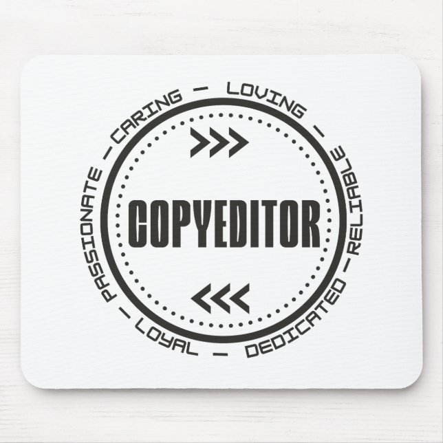 Amazing Copyeditor Mouse Mat (Front)