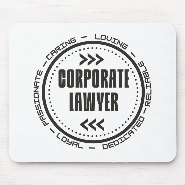 Amazing Corporate Lawyer Mouse Mat (Front)