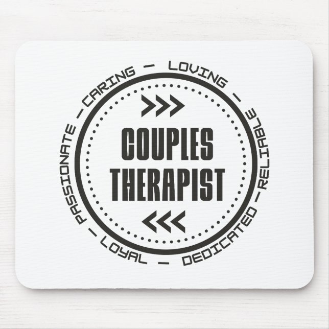Amazing Couples Therapist Mouse Mat (Front)