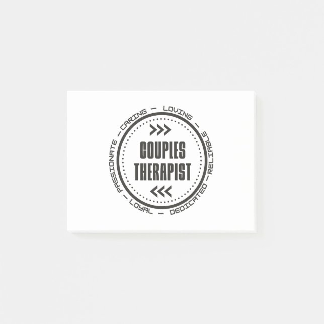 Amazing Couples Therapist Post-it Notes (Front)