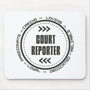 Amazing Court Reporter Mouse Mat