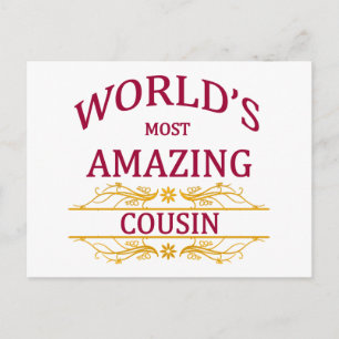 Amazing Cousin Postcard