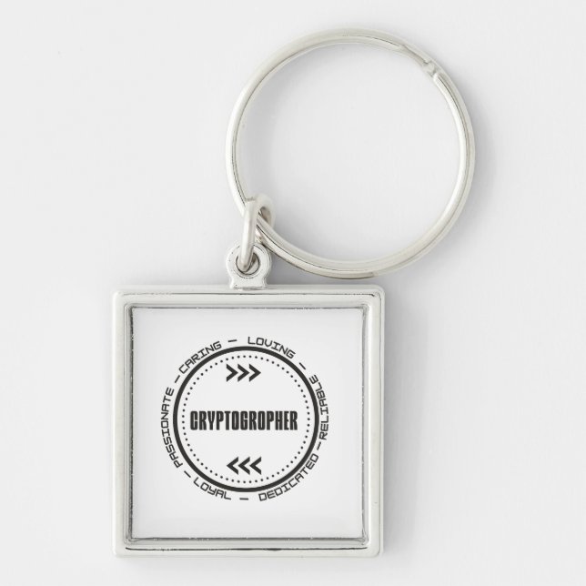 Amazing Cryptographer Key Ring (Front)