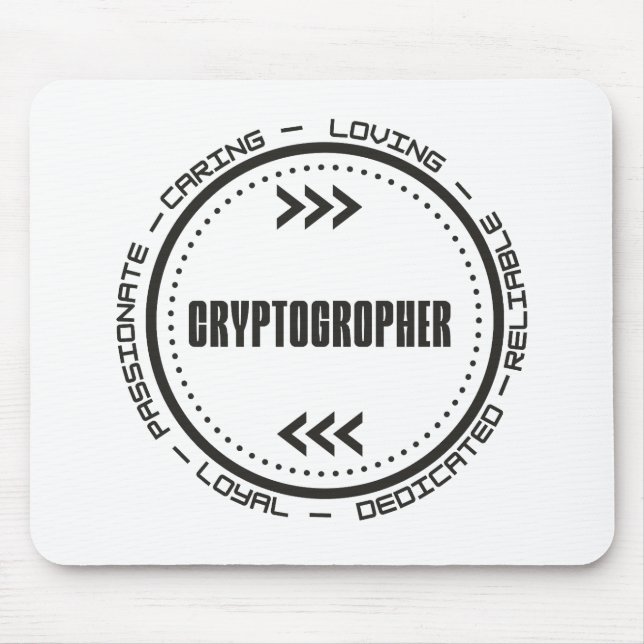 Amazing Cryptographer Mouse Mat (Front)