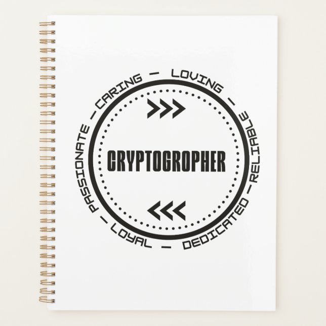 Amazing Cryptographer Planner (Front)