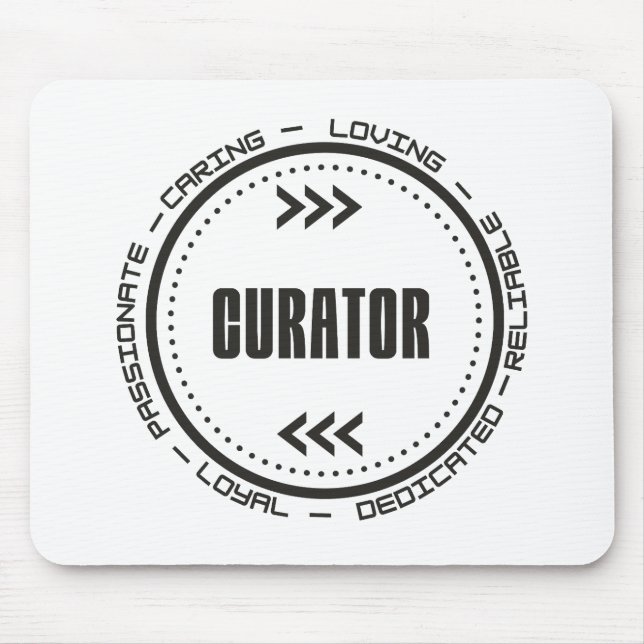 Amazing Curator Mouse Mat (Front)