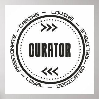 Amazing Curator Poster