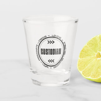 Amazing Custodian Shot Glass