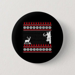 Amazing Cute Funny Duck Hunter Deer Hunting Ugly C 6 Cm Round Badge