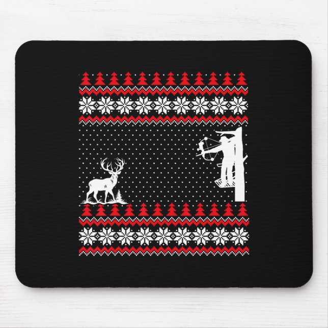 Amazing Cute Funny Duck Hunter Deer Hunting Ugly C Mouse Mat (Front)