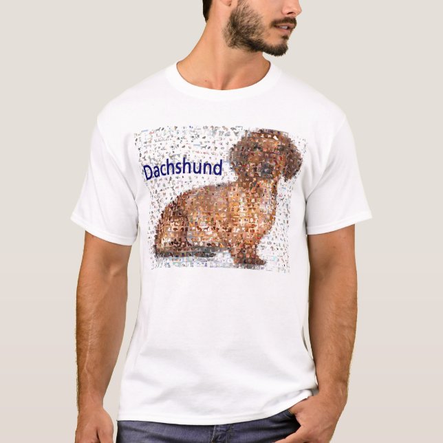 Amazing Dachshund Dog Montage T-Shirt (Front)