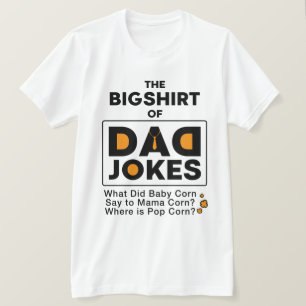 Amazing Dad Jokes Design Text Typography  T-Shirt