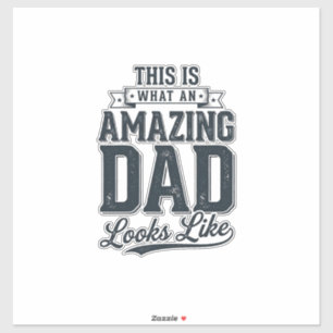 Amazing Dad Vintage Typography Shirt Design_1