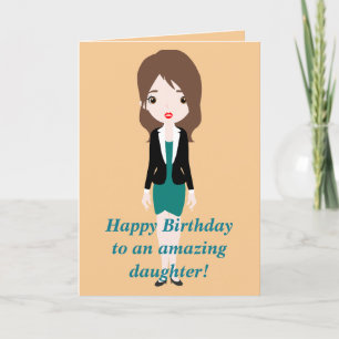 AMAZING DAUGHTER BIRTHDAY CARD