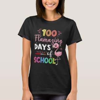 Amazing Days Of School Cute Flamingo Student Teach T-Shirt