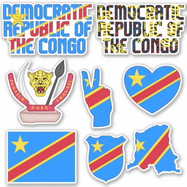 Amazing Democratic Republic of the Congo Shapes (Front)