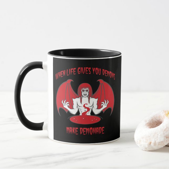 Amazing demon Boy Demonade Mug (With Donut)