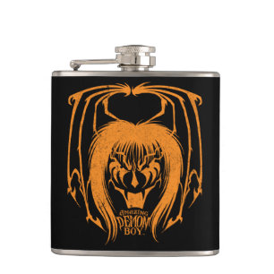 Amazing Demon Boy Halloween 2021 Hip Flask
